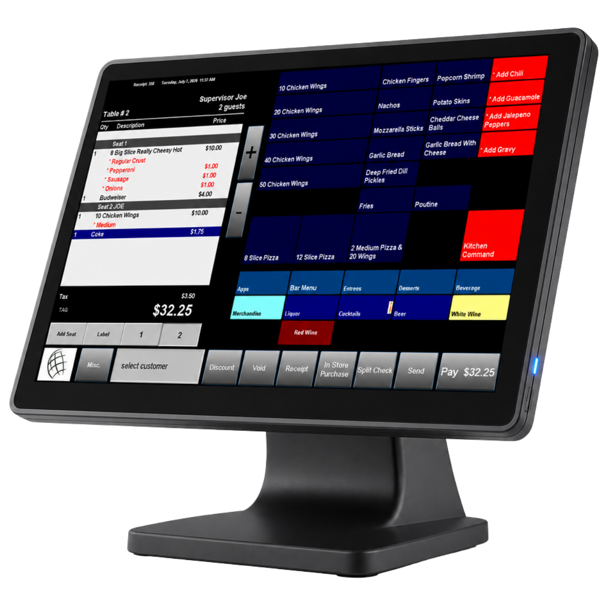 POSsimplicity point of sale touchscreen terminal